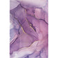 Lila und Rosa Moderner Teppich Polyester Aquarell Druck Teppich Maschinenwaschbar Rutschfester Teppich für das Wohnzimmer