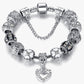 Frendorf | Silberne Herz Charm Armband
