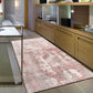 Frendorf | Groene en Roze Moderne Tapijt Polyester Abstract Tapijt Wasbaar Antislip Onderzijde Vloerkleed voor Woonkamer