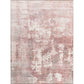 Frendorf | Groene en Roze Moderne Tapijt Polyester Abstract Tapijt Wasbaar Antislip Onderzijde Vloerkleed voor Woonkamer
