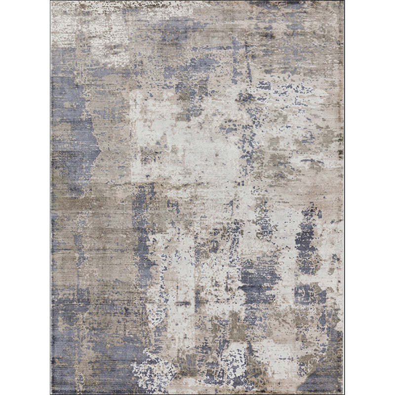 Frendorf | Groene en Roze Moderne Tapijt Polyester Abstract Tapijt Wasbaar Antislip Onderzijde Vloerkleed voor Woonkamer