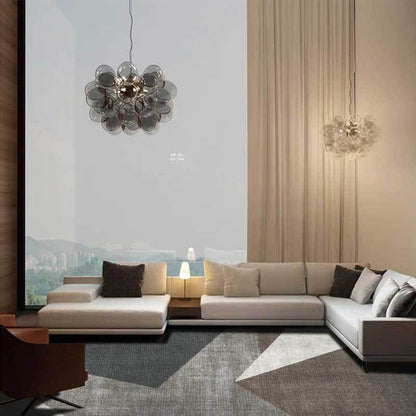 Frendorf | Braun Modernen Teppich Polyester Farbblock Teppich Waschbar Rutschfeste Rückseite Teppich für Wohnzimmer