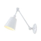 Frendorf | 1 Licht Metalen Wandlamp Hedendaags Zwart/Roest Getailleerde Slaapkamer Wandlamp Sconces met Verstelbare Arm