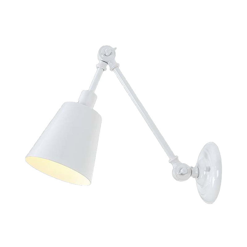 Frendorf | 1 Licht Metalen Wandlamp Hedendaags Zwart/Roest Getailleerde Slaapkamer Wandlamp Sconces met Verstelbare Arm