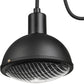 Frendorf | 1 Licht Wandverlichting Boerderij Kom Schaduw Metallic Wandlamp in Zwart voor Eetkamer