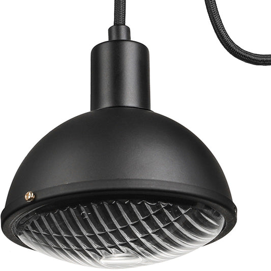 Frendorf | 1 Licht Wandverlichting Boerderij Kom Schaduw Metallic Wandlamp in Zwart voor Eetkamer