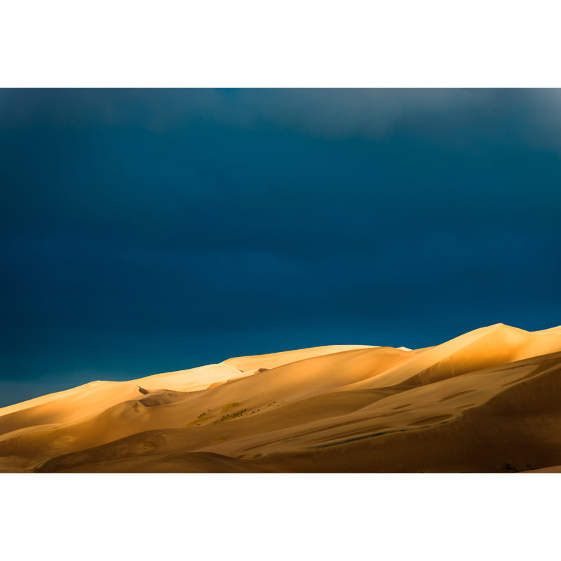 Blue Sky Mural Sand Peak Landschaft Modernist Fleckenresistente Wandverkleidung für Schlafzimmer