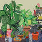 Frendorf | Potted Plant Wallpaper Contemporary Washable Living Room Wall Covering, Personalize