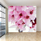 Frendorf | Pink Flower Blossom Wall Mural Moisture Resistant Modern Living Room Wall Covering