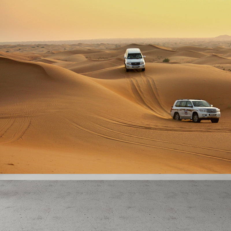Frendorf | Desert Driving Adventure Wandbehang Modern Vochtbestendig Jongenskamer Wanddecoratie, Aangepast