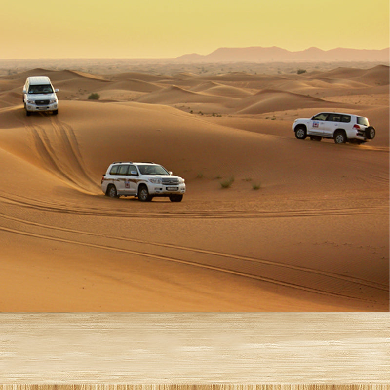 Frendorf | Desert Driving Adventure Wandbehang Modern Vochtbestendig Jongenskamer Wanddecoratie, Aangepast