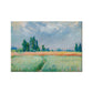 Frendorf | Groene Boerderij Veld Wanddecoratie Landschap Moderne Gelaagde Canvasprint voor Woonkamer