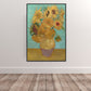 Frendorf | Klassieke Stilleven Bloem Schilderij Pastel Kleur Geweven Canvas Muur Kunst voor Thuis