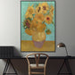 Frendorf | Klassieke Stilleven Bloem Schilderij Pastel Kleur Geweven Canvas Muur Kunst voor Thuis