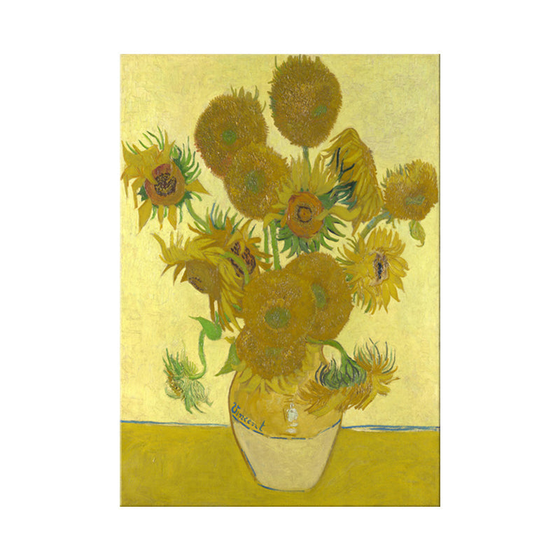 Frendorf | Klassieke Stilleven Bloem Schilderij Pastel Kleur Geweven Canvas Muur Kunst voor Thuis