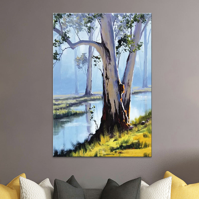 Szenerie Malerei Wanddekoration moderner Stil Textured Canvas Kunstdruck für Wohnzimmer