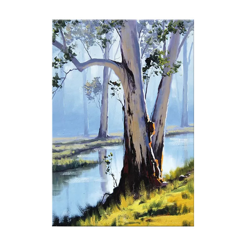 Szenerie Malerei Wanddekoration moderner Stil Textured Canvas Kunstdruck für Wohnzimmer