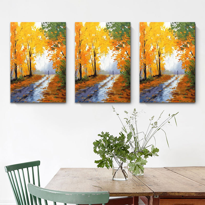 Szenerie Malerei Wanddekoration moderner Stil Textured Canvas Kunstdruck für Wohnzimmer