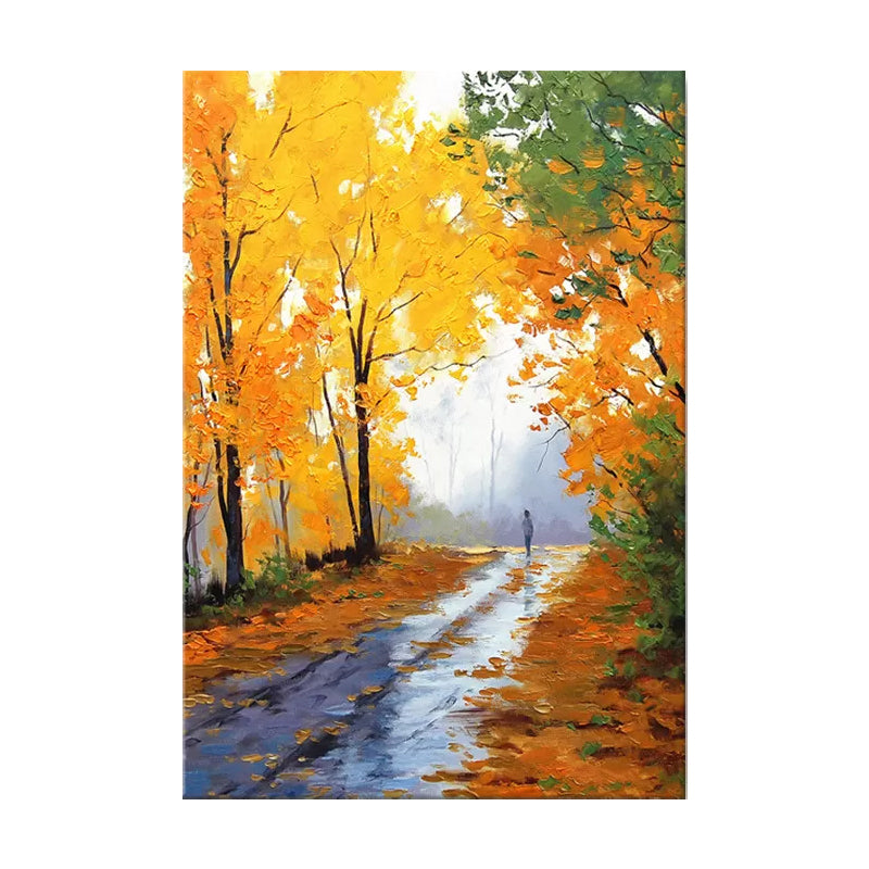 Szenerie Malerei Wanddekoration moderner Stil Textured Canvas Kunstdruck für Wohnzimmer