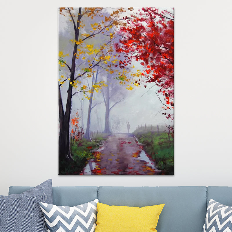 Szenerie Malerei Wanddekoration moderner Stil Textured Canvas Kunstdruck für Wohnzimmer