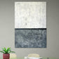Frendorf | 2-Tone Kleur Blokkerende Canvas Grijs en Wit Minimalisme Muur Kunst Print voor Eetkamer