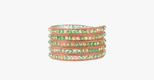Frendorf | August Peridot Wickelarmband
