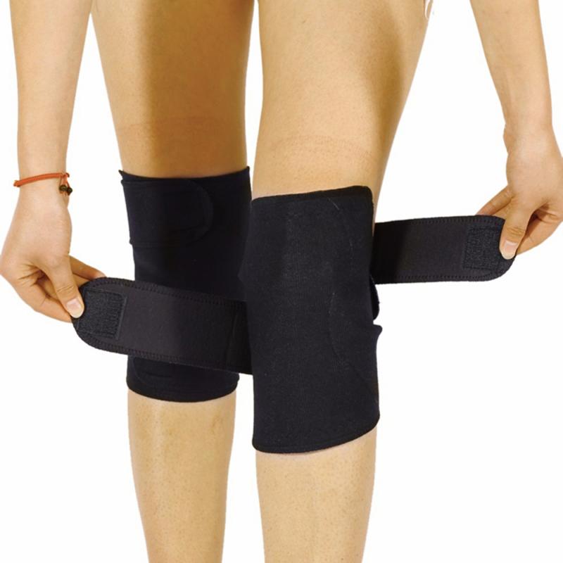 Frendorf | 1 Paar selbsterhitzendes Turmalin-Magnet-Kniebandage-Stützpolster, Thermotherapie, Outdoor-Sport, Ski, Wandern, warmer Arthritis-Schutz