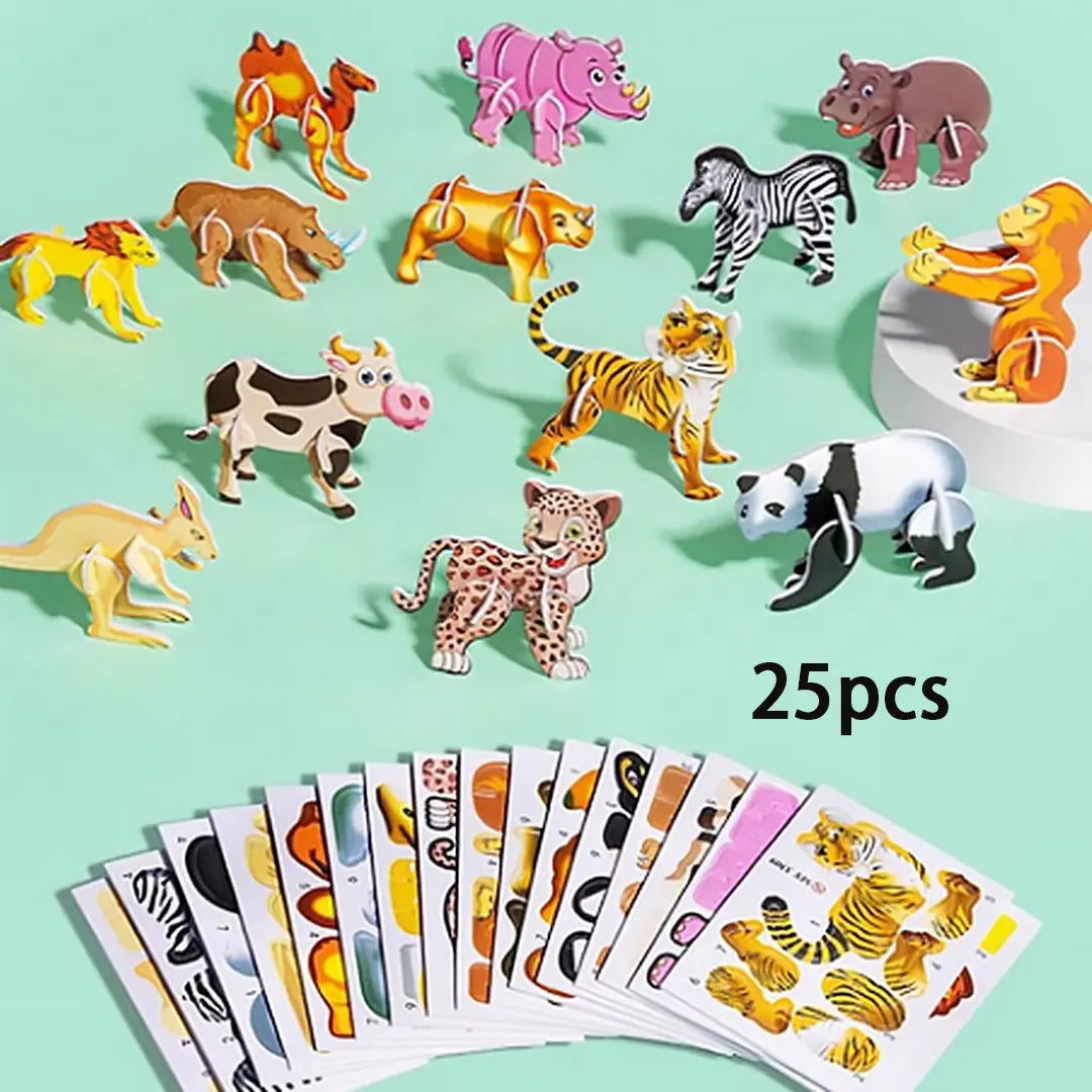 Frendorf | Bildungs-3D-Puzzle-Set für Kinder – Spaß & Lernen kombiniert