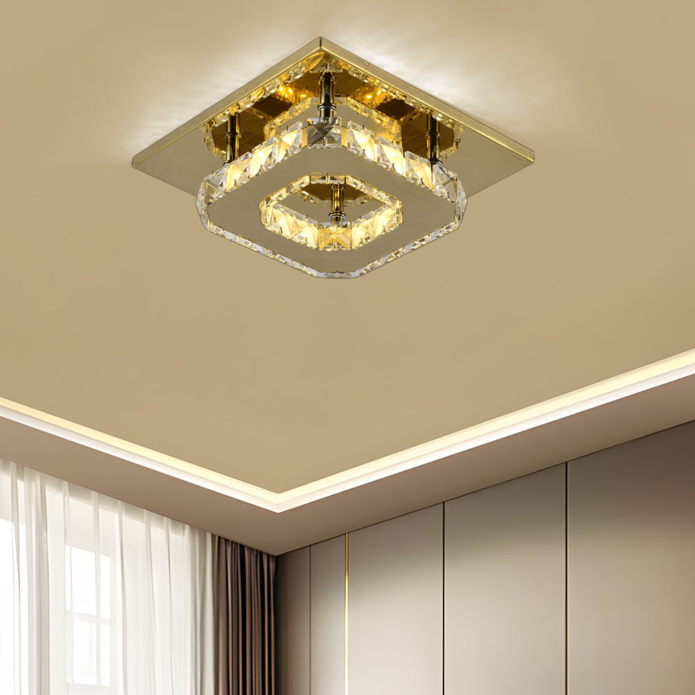 Frendorf | Deckenleuchte Kristall LED Modern Flush Fixture