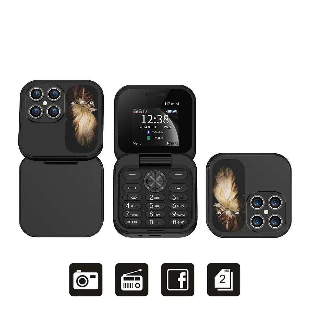 Frendorf | NanoFlip - 2024 Neues Mini-Flip-Handy