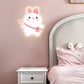 Frendorf | GlowBunny LED Kinder Wandleuchte | Kreatives Design | Einhorn & Hase | Dimmbar & Modern