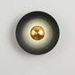 Contemporary Creative Macaron Flying Saucer Hardware LED Wall Sconce Lamp For Bedroom