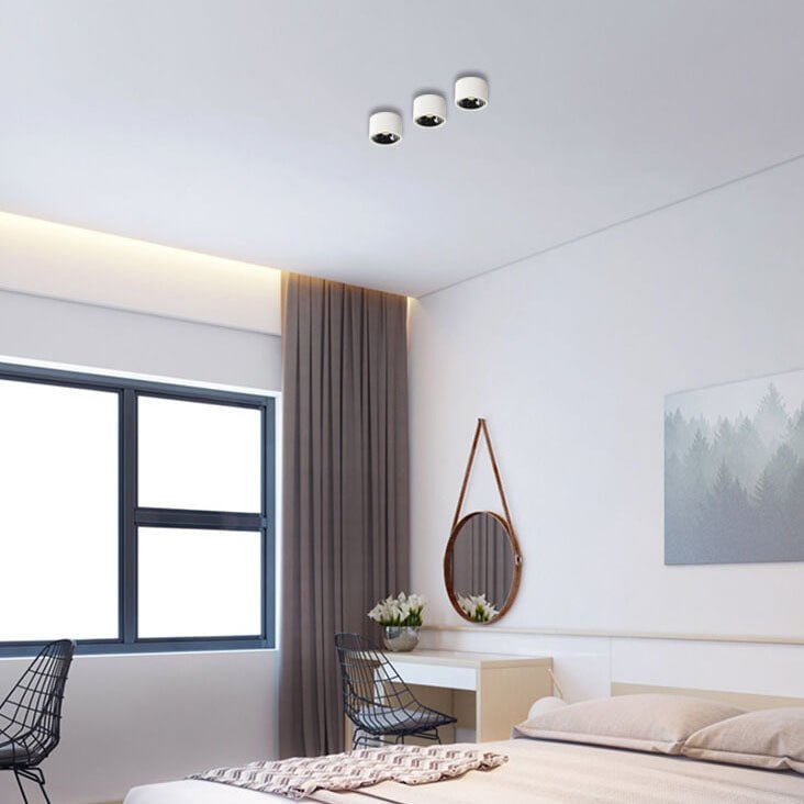 Origo Minimalistische LED Deckenleuchte - Verstellbarer Rund Einbaulampe