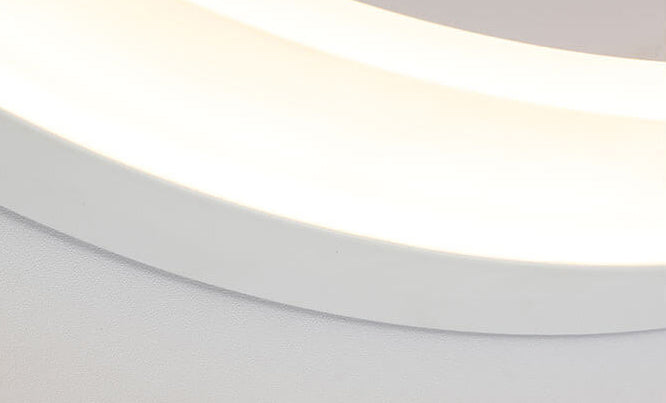Frendorf | Lumoshelf LED Wandleuchte | Massivholz mit Ablage | Runde Wandlampe | Warm- & Weißlicht