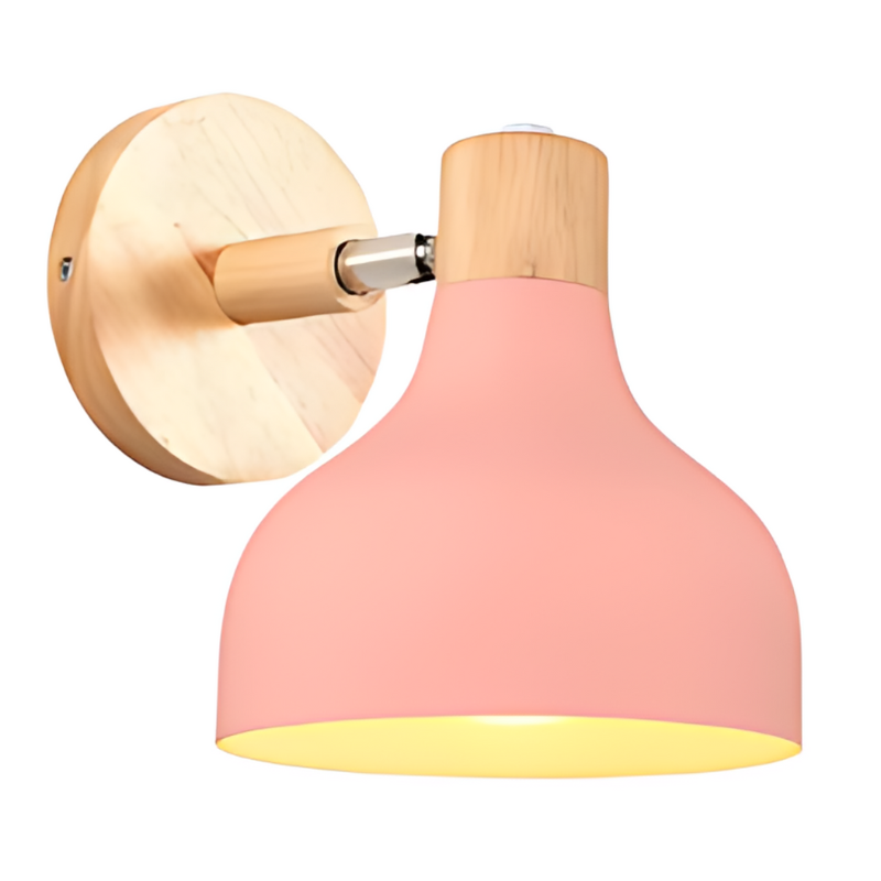 NordicWood | Rustikale Holz-Wandlampe