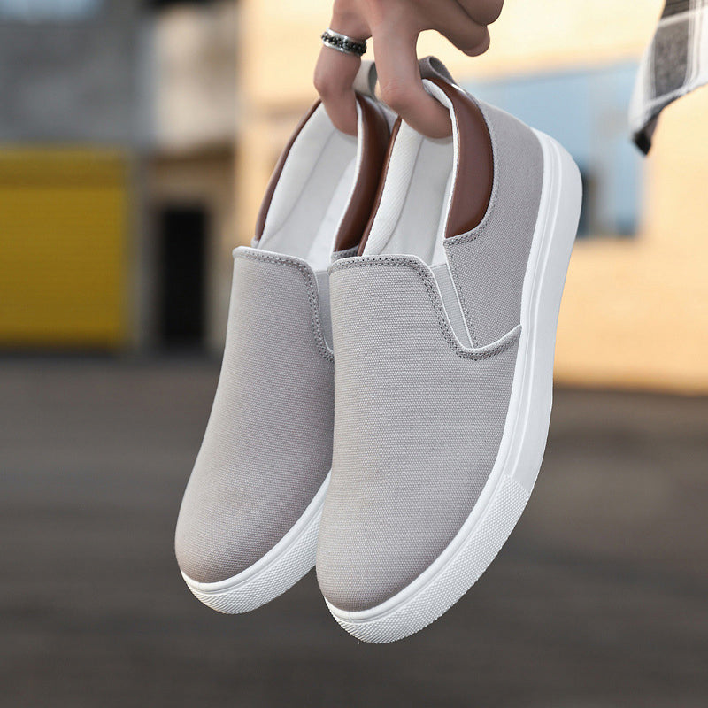 Slip-On-Schuhe aus Segeltuch für Herren