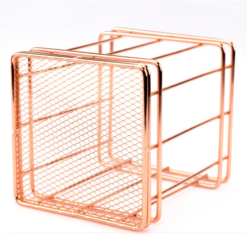 Ästhetischer Roségold Schönheit Korb