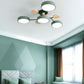 Frendorf | NordLuxe Molekül Design LED Deckenleuchte | Skandinavischer Stil | Semi-Flush Mount | Wohnraumbeleuchtung