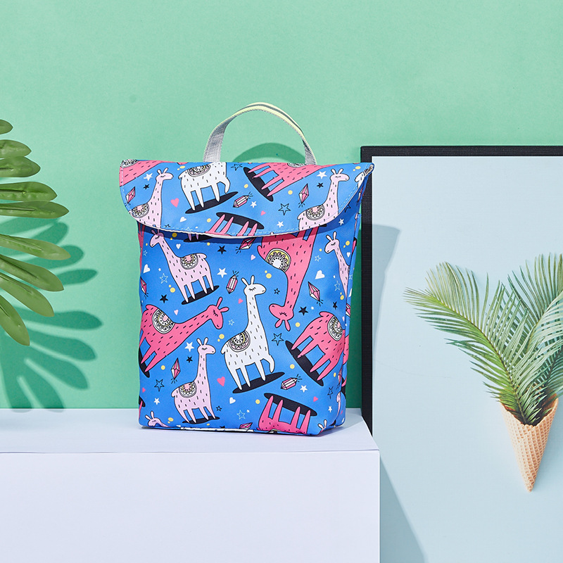 Frendorf | Wasserdichte Windeltasche mit Reißverschluss – Wetbag für Kinderwagen