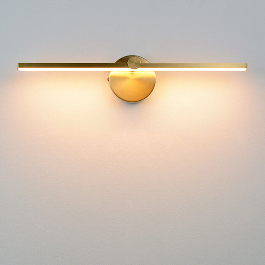 Nordic Minimalist Aluminium Lange Bar Schalter LED Spiegel Wandleuchte Lampe