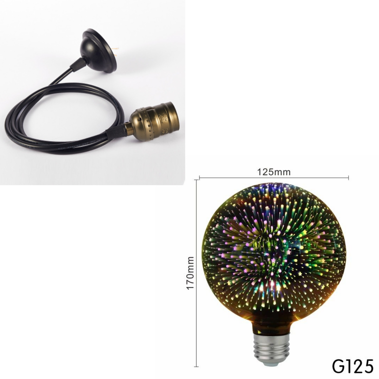 3D LED Feuerwerksbirne