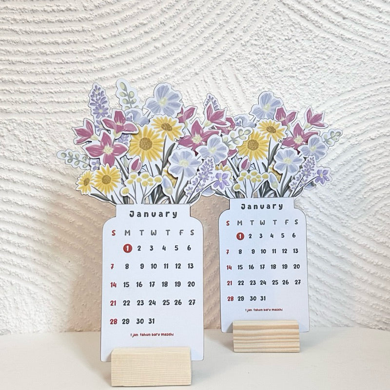 Frendorf | 2024 Bloomy Flowers Tischkalender