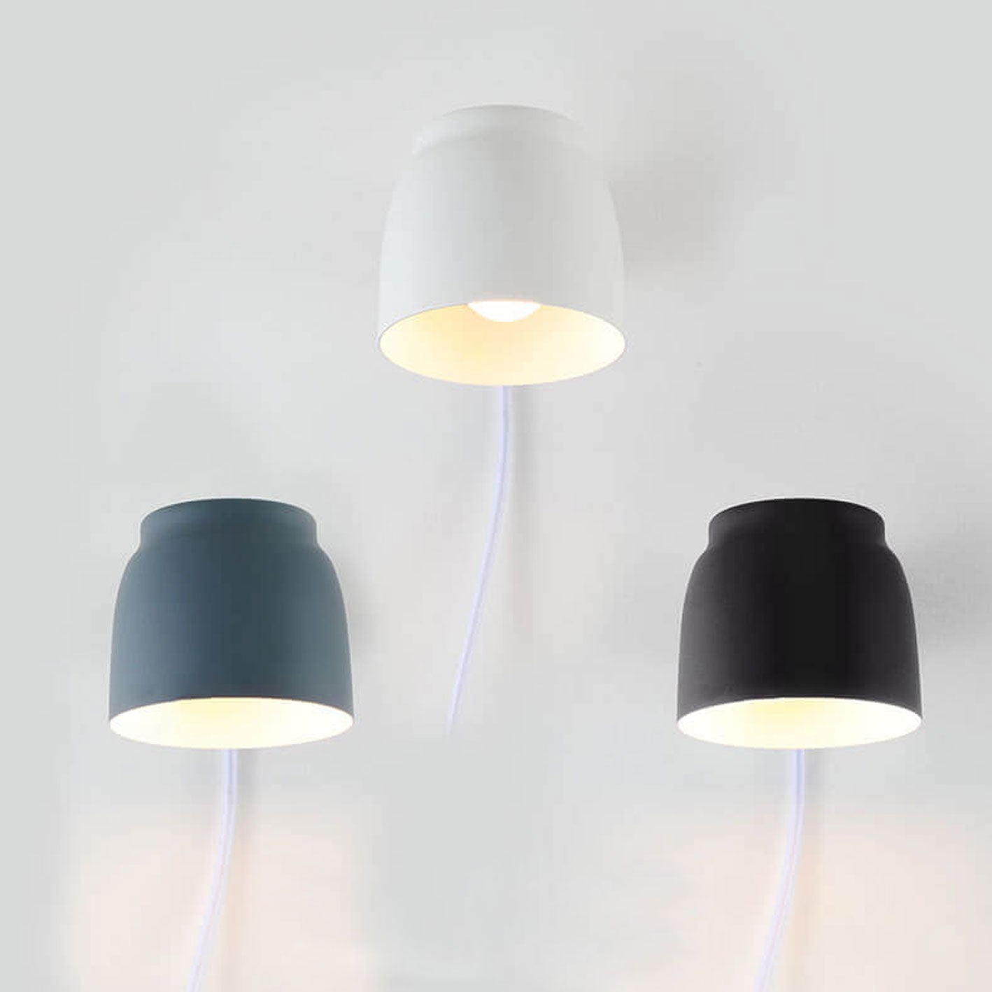 Frendorf | LumaTube Nordic Wandlampe | Drehbares Zylinderdetail | Minimalistisches Design | LED Wandleuchte
