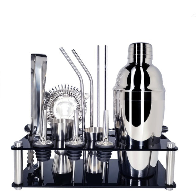 Frendorf | 15 Stück Cocktail Shaker Edelstahl Wein Shaker Mixer Bar
