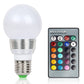 Frendorf | 16 Farben Wechsel LED-Lampen E27 3W RGD Dimmbare Stimmungsbeleuchtung Lampe