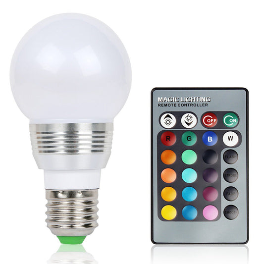 Frendorf | 16 Farben Wechsel LED-Lampen E27 3W RGD Dimmbare Stimmungsbeleuchtung Lampe