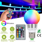 Frendorf | 16 Farben Wechsel LED-Lampen E27 3W RGD Dimmbare Stimmungsbeleuchtung Lampe