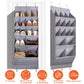 Frendorf | 16 Taschen Schuh-Organizer Über Der Tür 5-stufig mit 6 Haken
