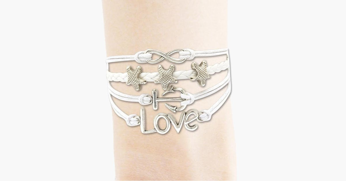 Frendorf | Infinity Star Anker Liebe Armband