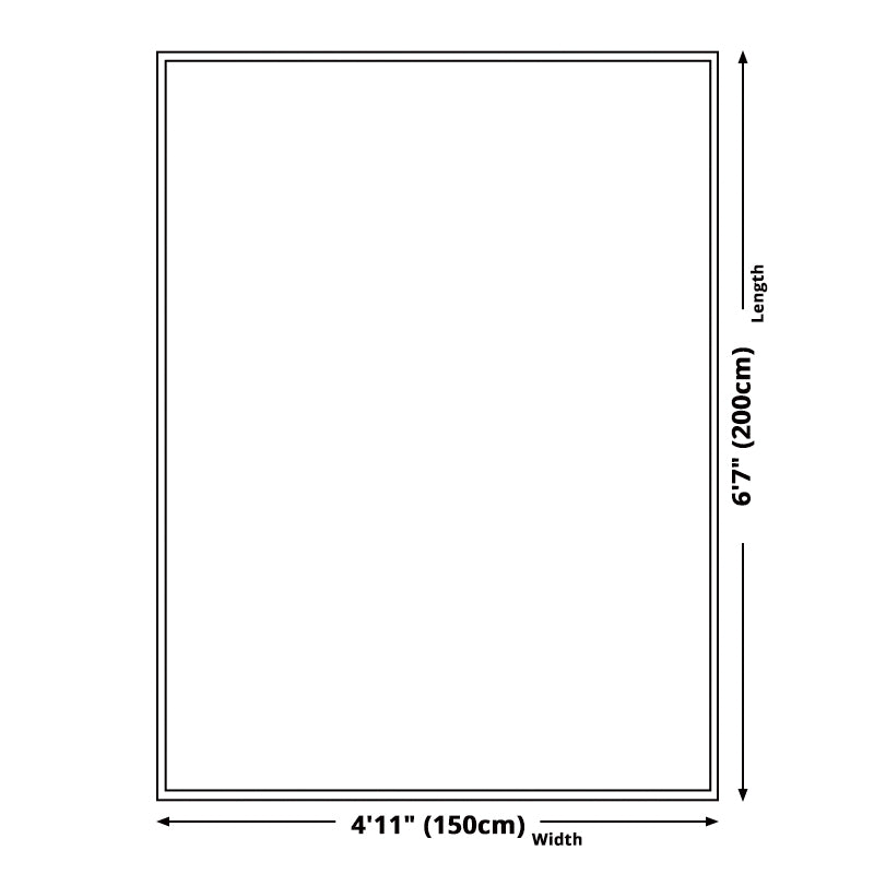 Frendorf | Blau und Grau Southwest Teppich Polyester geometrisches Muster Teppich waschbar rutschfeste Unterseite Teppich für Wohnzimmer